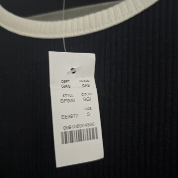 NWT J Crew Vintage High-Neck Cutaway Tank - Picture 3 of 4